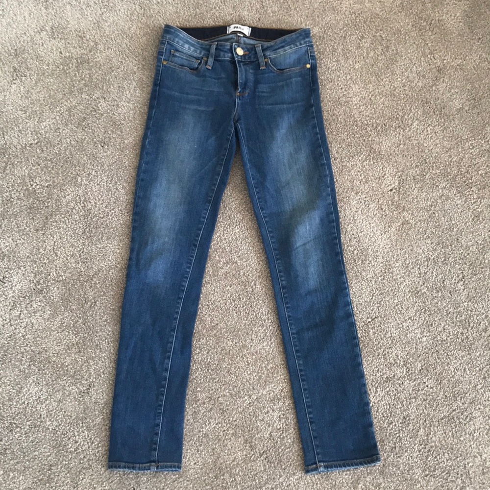 Paige size 24 skyline ankle peg jeans